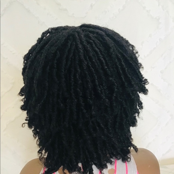 Dreadlock Twist Hair Soft Short Synthetic Wig For Women Synthetic Wig - Picture 5 of 6